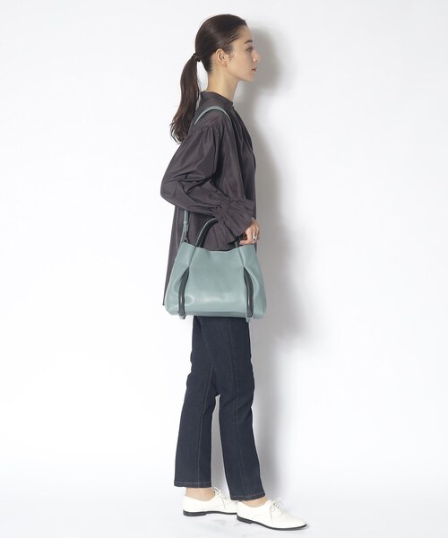 HIROKO HAYASHI(ヒロコハヤシ)の「◆CORDA(コルダ)2wayショルダーバッグ(ショルダーバッグ・レディース・ブルーグリーン/グレー系その他5・00)」の7枚目の写真