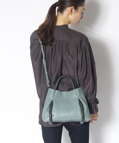 HIROKO HAYASHI(ヒロコハヤシ)の「◆CORDA(コルダ)2wayショルダーバッグ(ショルダーバッグ・レディース・ブルーグリーン/グレー系その他5・00)」の4枚目の写真