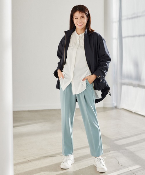 Elura（エルーラ）の「アイロンいらず袖コンブラウス（シャツ/ブラウス・レディース・ホワイト/ホワイト系その他5/ライトブルー・LARGE/MEDIUM）」の22枚目の写真