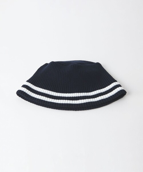 California General Store（California General Store）の「＜CGS.＞ リサイクル ポリエステル ニット バケット ハット（ハット・メンズ・ライトブルー/ネイビー/ホワイト・FREE）」の3枚目の写真