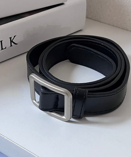 fiere（フィエール）の「レディーススクエア穴なしベルト（ベルト・レディース・ブラック/ブラウン/ブラック系その他2/ブラウン系その他/ブラック系その他・FREE）」の9枚目の写真