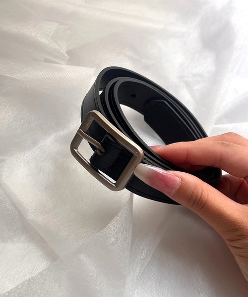 fiere（フィエール）の「レディーススクエア穴なしベルト（ベルト・レディース・ブラック/ブラウン/ブラック系その他2/ブラウン系その他/ブラック系その他・FREE）」の12枚目の写真