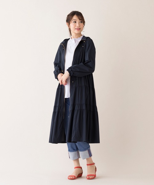 セール】ロングティアードマウンテンパーカー（テーラードジャケット