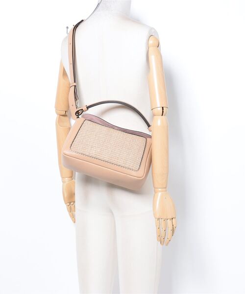 LORISTELLA(ロリステッラ)の「【LORISTELLA】異素材コンビハンドバッグ(Q46428)(ハンドバッグ・レディース・グリーン系その他/ベージュ系その他・ALL)」の6枚目の写真