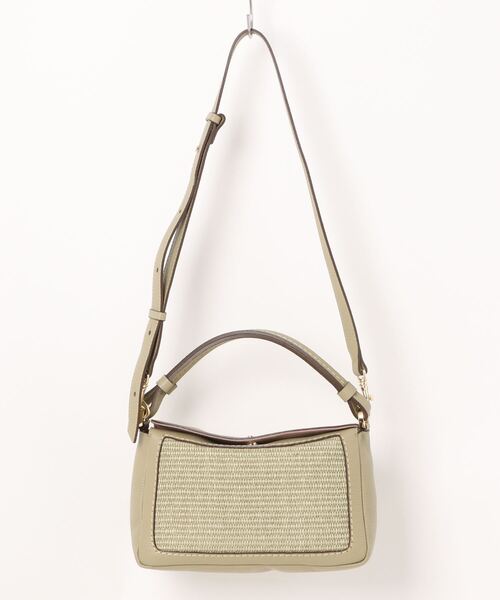 LORISTELLA(ロリステッラ)の「【LORISTELLA】異素材コンビハンドバッグ(Q46428)(ハンドバッグ・レディース・グリーン系その他/ベージュ系その他・ALL)」の13枚目の写真