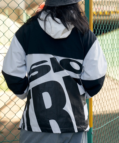 VENCEEXCHANGE(ヴァンスエクスチェンジ)の「VISION STREET WEAR ヴィジョンストリートウェア フードナイロンジャケット(ナイロンジャケット・メンズ・ホワイト/レッド/ブラック・LL/M/L)」の22枚目の写真