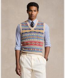 【最終価格】Polo by Ralph Lauren カシミヤニットベスト S POLO RALPH LAUREN（ポロ ラルフ ローレン）の「フェア アイル