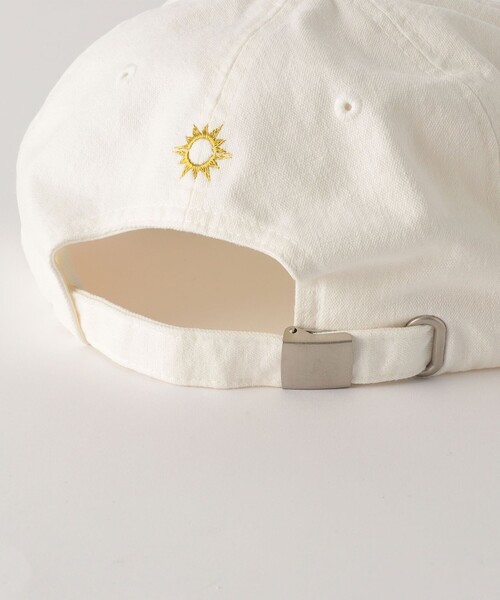 Hello Sunrise ウォッシュド ツートンロゴ 6パネルキャップ/23FW Hello Sunrise ウォッシュド ツートンロゴ 6パネルキャップ/23FW