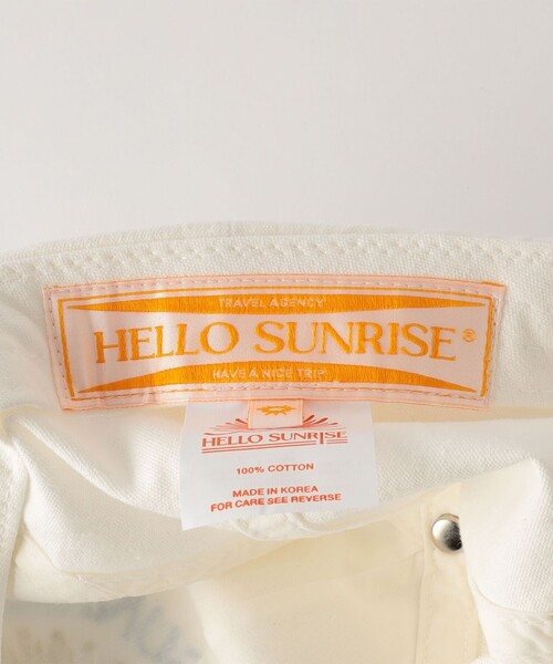 BEAUTY&YOUTH UNITED ARROWS(ビューティーアンドユースユナイテッドアローズ)の「<HELLO SUNRISE> ウォッシュド 6パネル キャップ(キャップ・メンズ・ネイビー/オフホワイト・FREE)」の16枚目の写真