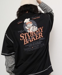 A.T,C in the attic homme（エーティーシーインジアティックオム）の「ATC in the attic homme エステルポンチキャラクタービックＴシャツ（Tシャツ/カットソー）」