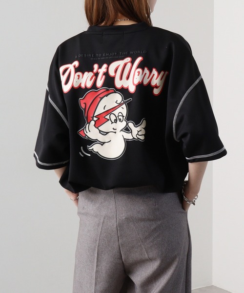 A.T,C in the attic homme(エーティーシーインジアティックオム)の「ATC in the attic homme エステルポンチキャラクタービックTシャツ(Tシャツ/カットソー・メンズ・ホワイト/ホワイト系3/ホワイト系1/ブラック系3/ブラック系1/ホワイト系2/ブラック系2/ブラック・L/M)」の5枚目の写真