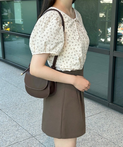 Cham.(チャム)の「ラウンドフラップショルダーバッグ(ハンドバッグ・レディース・ブラック/ブラウン/ホワイト/ベージュ・F)」の20枚目の写真