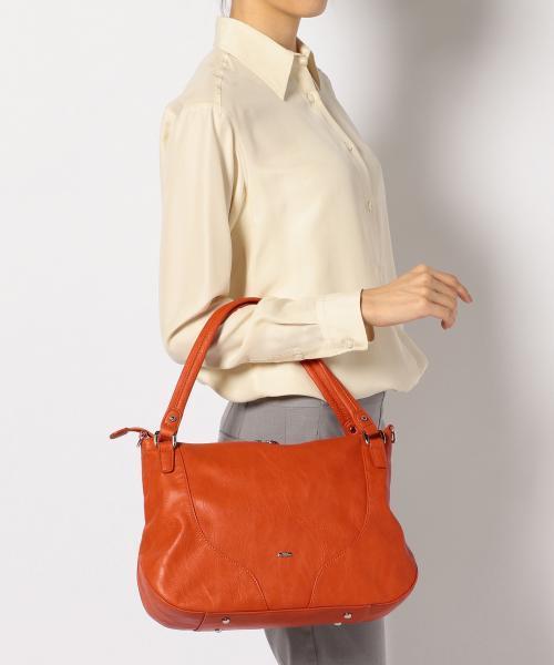 BAG selection ONWARD(バッグ セレクション オンワード)の「デュラブルⅥ ショルダーバッグ(ショルダーバッグ・レディース・グレー系1/ブラック系/オレンジ系・F)」の11枚目の写真