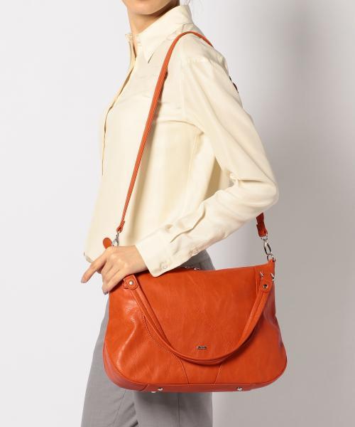 BAG selection ONWARD(バッグ セレクション オンワード)の「デュラブルⅥ ショルダーバッグ(ショルダーバッグ・レディース・グレー系1/ブラック系/オレンジ系・F)」の7枚目の写真