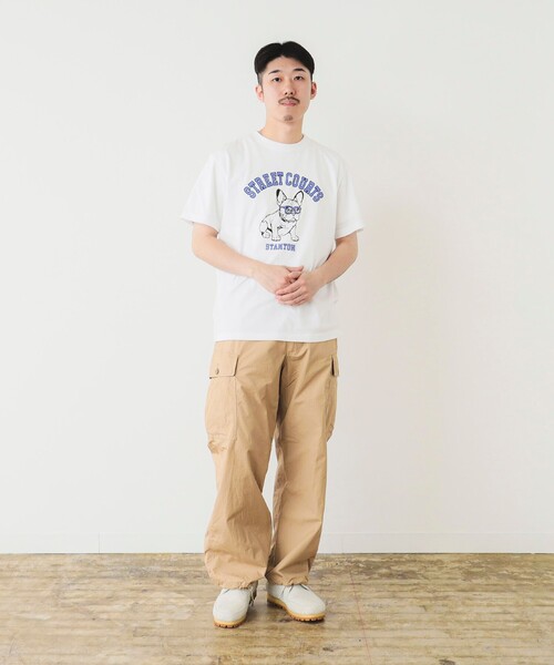 BEAMS T（ビームスティー）の「fLAnsisCA / Print Tshirt 24SS ③（Tシャツ/カットソー・メンズ・ホワイト・S/M/L/XL）」の4枚目の写真