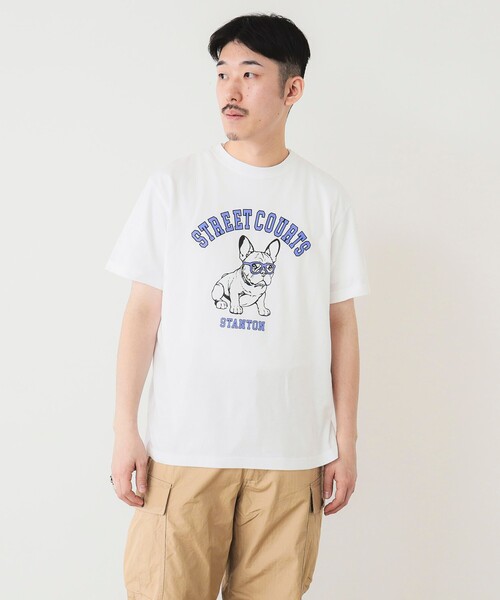 BEAMS T（ビームスティー）の「fLAnsisCA / Print Tshirt 24SS ③（Tシャツ/カットソー・メンズ・ホワイト・S/M/L/XL）」の6枚目の写真