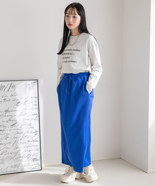 LOWRYS FARM（ローリーズファーム）の「アソートロゴプリントＴＬＳ 990199（Tシャツ/カットソー・レディース・グレー系その他/ホワイト系その他/ホワイト/グレー・FREE）」の13枚目の写真