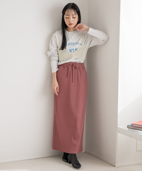 LOWRYS FARM（ローリーズファーム）の「アソートロゴプリントＴＬＳ 990199（Tシャツ/カットソー・レディース・グレー系その他/ホワイト系その他/ホワイト/グレー・FREE）」の16枚目の写真