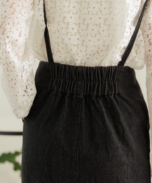 flower（フラワー）の「エニージャンパースカート（ジャンパースカート・レディース・ブラック/ネイビー・FREE）」の11枚目の写真