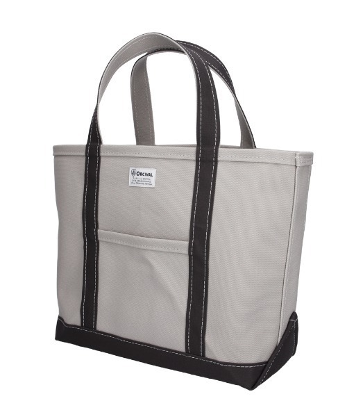 ORCIVAL（オーシバル）の「ORCIVAL (オーシバル）TOTE BAG MEDIUM/OR-H0284 KWC（トートバッグ・レディース・イエロー/ホワイト系その他/グレー系その他/ホワイト系その他2/チャコールグレー/ライトグレー/グレー・F）」の6枚目の写真