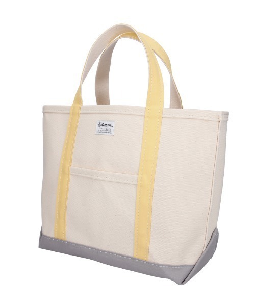 ORCIVAL（オーシバル）の「ORCIVAL (オーシバル）TOTE BAG MEDIUM/OR-H0284 KWC（トートバッグ・レディース・イエロー/ホワイト系その他/グレー系その他/ホワイト系その他2/チャコールグレー/ライトグレー/グレー・F）」の7枚目の写真
