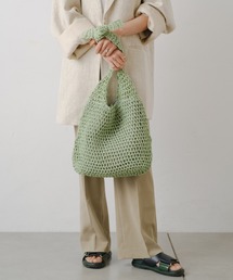 Actually | ペーパー手編み ワンハンドルバッグ(ショルダーバッグ)