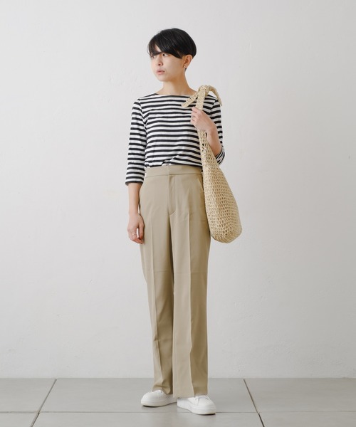 Actually（アクチュアリー）の「ペーパー手編み ワンハンドルバッグ（ショルダーバッグ・レディース・グレー/ベージュ/ラベンダー/グリーン・フリー）」の9枚目の写真