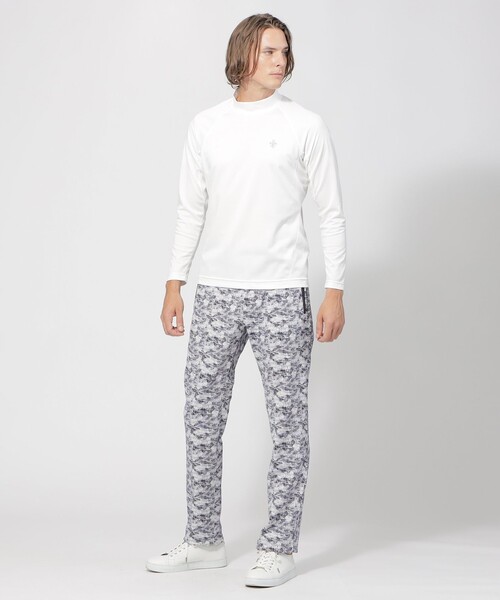 EPOCA UOMO(エポカウォモ)の「【SPORTO】ハイパーストレッチモックネックカットソー(Tシャツ/カットソー・メンズ・ライトブルー/グリーン系その他3・50/46)」の4枚目の写真