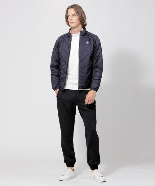 EPOCA UOMO(エポカウォモ)の「【SPORTO】ハイパーストレッチモックネックカットソー(Tシャツ/カットソー・メンズ・ライトブルー/グリーン系その他3・50/46)」の13枚目の写真