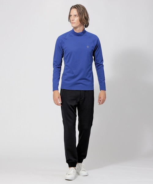 EPOCA UOMO(エポカウォモ)の「【SPORTO】ハイパーストレッチモックネックカットソー(Tシャツ/カットソー・メンズ・ライトブルー/グリーン系その他3・50/46)」の14枚目の写真