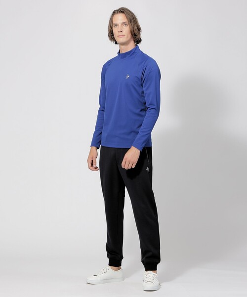 EPOCA UOMO(エポカウォモ)の「【SPORTO】ハイパーストレッチモックネックカットソー(Tシャツ/カットソー・メンズ・ライトブルー/グリーン系その他3・50/46)」の7枚目の写真
