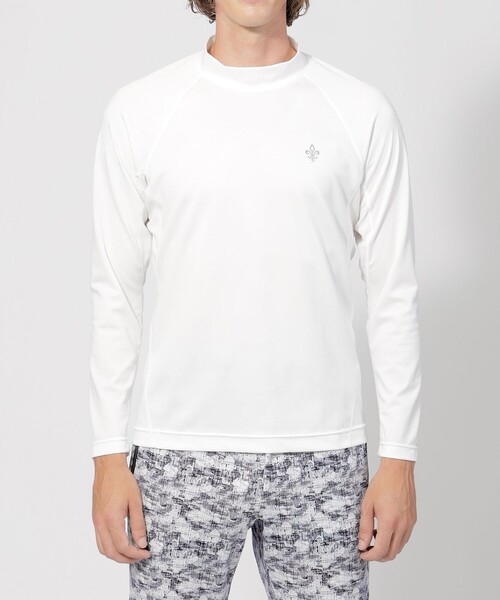 EPOCA UOMO(エポカウォモ)の「【SPORTO】ハイパーストレッチモックネックカットソー(Tシャツ/カットソー・メンズ・ライトブルー/グリーン系その他3・50/46)」の21枚目の写真