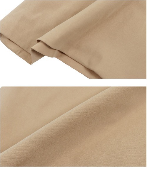 KOBE LETTUCE（コウベレタス）の「選べる2丈レギュラーorショート丈トレンチコート（トレンチコート・レディース・オリーブ/ベージュ/ホワイト・M-Short/M-Regular）」の7枚目の写真