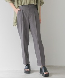 mysty woman | ［追加1］ウエストタブテーパードパンツ 113883(その他パンツ)