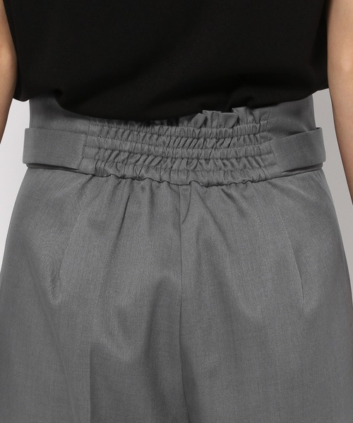 mysty woman（ミスティウーマン）の「［追加1］ウエストタブテーパードパンツ 113883（その他パンツ・レディース・ブルー/ブラウン/ベージュ/チャコールグレー/ライトベージュ・FREE）」の21枚目の写真