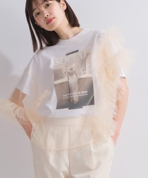 【WEB限定】チュールフリルブラウス