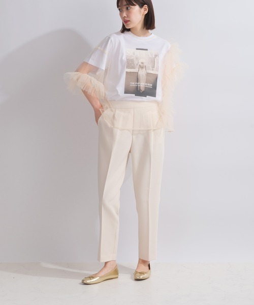 PICCIN(ピッチン)の「【WEB限定】チュールフリルブラウス(シャツ/ブラウス・レディース・ブラック/アイボリー・M)」の21枚目の写真