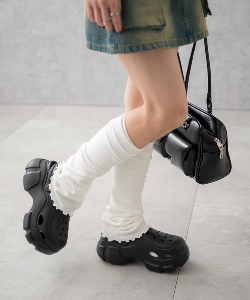 WEGO（ウィゴー）の「●WEGO/ボリュームカラーサンダル（サンダル・レディース・サックスブルー/ブラック/ピンク/ホワイト/シルバー・SMALL/MEDIUM/LARGE）」の13枚目の写真