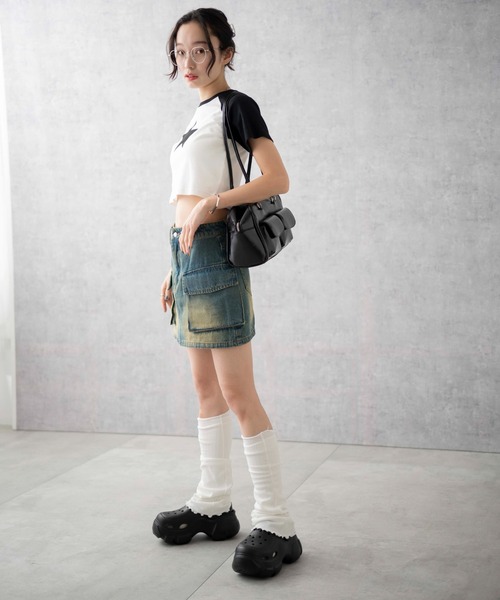 WEGO（ウィゴー）の「●WEGO/ボリュームカラーサンダル（サンダル・レディース・サックスブルー/ブラック/ピンク/ホワイト/シルバー・SMALL/MEDIUM/LARGE）」の14枚目の写真