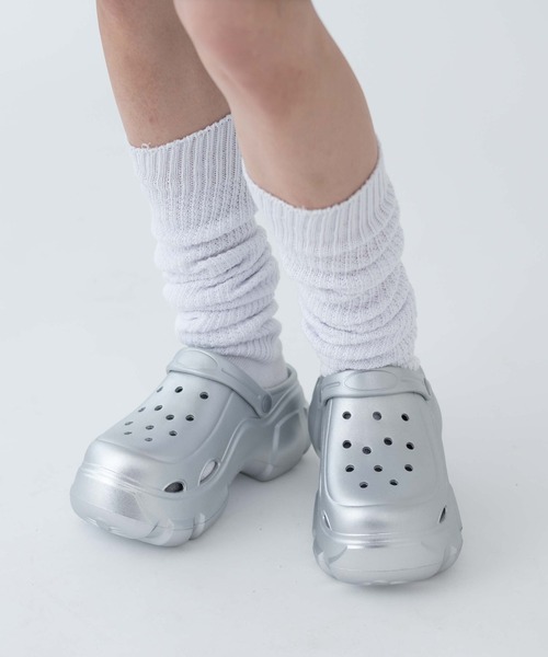 WEGO（ウィゴー）の「●WEGO/ボリュームカラーサンダル（サンダル・レディース・サックスブルー/ブラック/ピンク/ホワイト/シルバー・SMALL/MEDIUM/LARGE）」の6枚目の写真