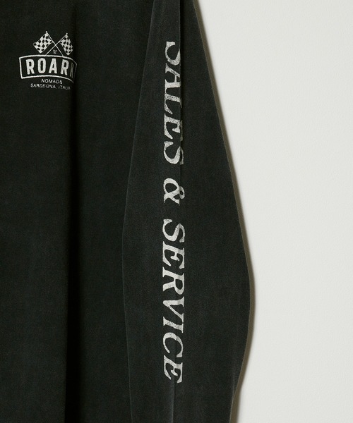 ROARK REVIVAL(ロアークリバイバル)の「ROARK REVIVAL/ロアークリバイバル "BANDITO MOTORIO" L/S TEE ロンT(Tシャツ/カットソー・メンズ・ブラック・XL/L/M)」の7枚目の写真