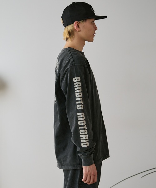 ROARK REVIVAL(ロアークリバイバル)の「ROARK REVIVAL/ロアークリバイバル "BANDITO MOTORIO" L/S TEE ロンT(Tシャツ/カットソー・メンズ・ブラック・XL/L/M)」の17枚目の写真