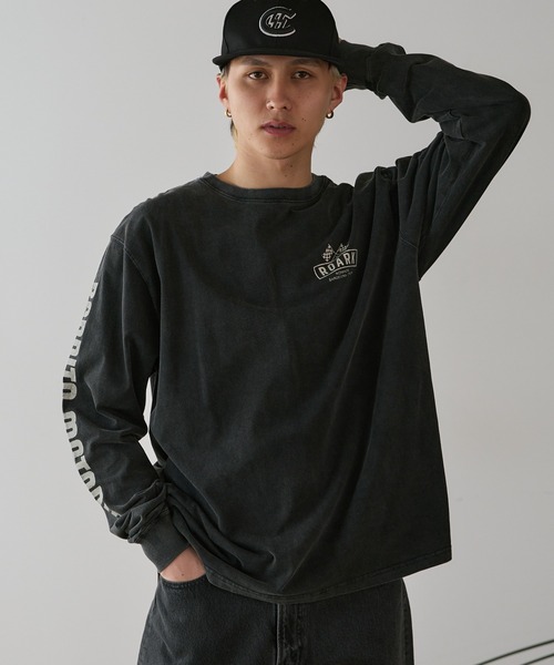 ROARK REVIVAL(ロアークリバイバル)の「ROARK REVIVAL/ロアークリバイバル "BANDITO MOTORIO" L/S TEE ロンT(Tシャツ/カットソー・メンズ・ブラック・XL/L/M)」の19枚目の写真