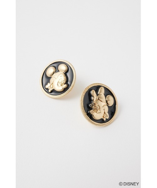 Disney SERIES CREATED by MUS（ディズニーシリーズクリエイテッドバイエムユーエス）の「MD CIRCLE VINTAGE ピアス（ピアス（両耳用）・レディース・ブラック/ホワイト・FREE）」の7枚目の写真