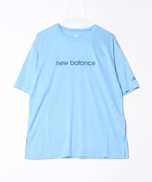NEW BALANCE(ニューバランス)の「ニューバランス New Balance オーバーサイズショートスリーブTシャツ_Hyper Density(Tシャツ/カットソー・レディース・ブラック/ブルー・S/M/L/XL)」の2枚目の写真