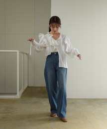 I_am | heartful denim high waist pants / ハートフルデニムハイウエストパンツ(デニムパンツ)