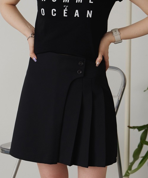☆人気☆【CITYBREEZE】☆FOLD PLEATS SKIR.T☆ミニスカート☆ Fubail / ボックスプリーツミニスカート