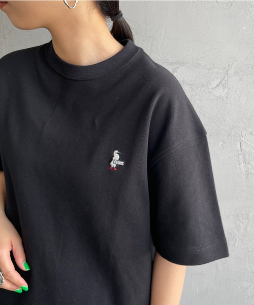 [クーポンで20%OFF]チャムス/CHUMS オーバーサイズドブービーピケTシャツ 鹿の子 綿100% 半袖 CH02-1186 メンズ チャムス CHUMS オーバーサイズドブービーピケTシャツ(メンズ