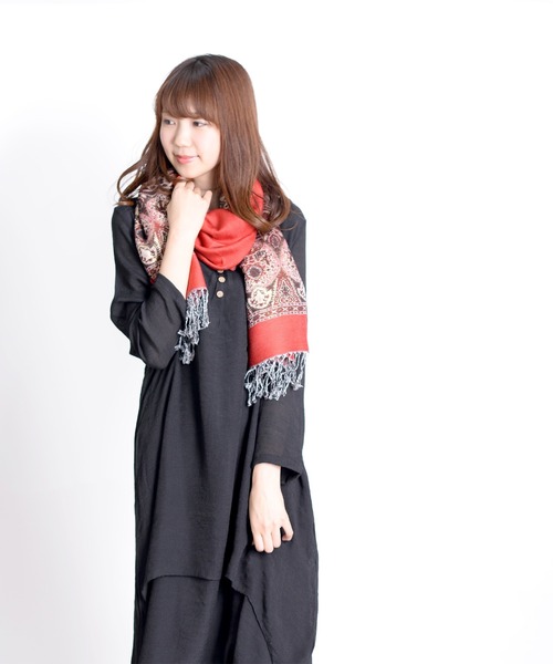 MARAI(マーライ)の「【MARAI】レイヤードワンピース(ワンピース・レディース・ブラック/レンガ/グリーン・XX-LARGE/LARGE)」の6枚目の写真