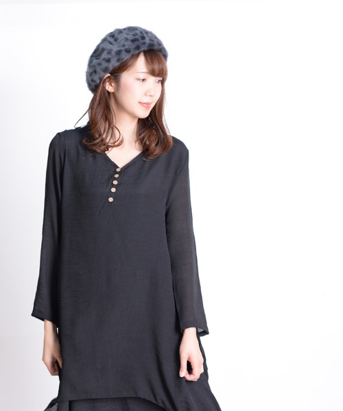MARAI(マーライ)の「【MARAI】レイヤードワンピース(ワンピース・レディース・ブラック/レンガ/グリーン・XX-LARGE/LARGE)」の8枚目の写真